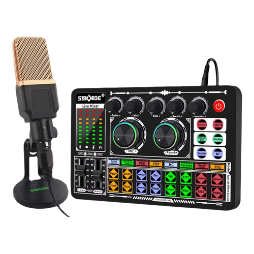 F999 + M998 Soundkarten-Mikrofon-Set