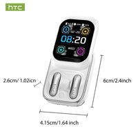 NE48 Side-Sliding Wireless Earbuds, Colorful HD Display Screen, Touch Control, In-Ear Design, Multifunctional Control, Wallpaper Upload, AI Translation Earphones