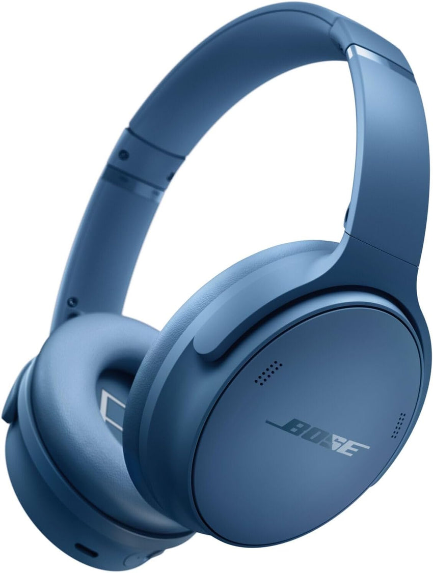Bose QuietComfort Headphones - Wireless Bluetooth Headphones, Active Over Ear Noise Cancelling and Mic, USB-C Charging, Deep Bass, Up to 24 Hours of Playtime, Moonlight Grey - Limited Edition Color