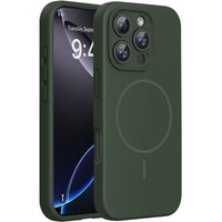 Magnetic for iPhone 17 Pro Max Case, Compatible with MagSafe, Integrated Silicone Camera Control Cover, 3.0mm Thicken Shockproof Drop Protection Phone Case for 17 ProMax, Orange