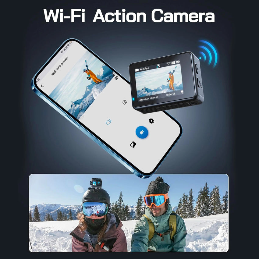 V11 Dual Screen Action Camera