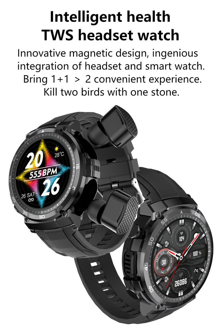 T720 Smare Watch TWS 2 in 1